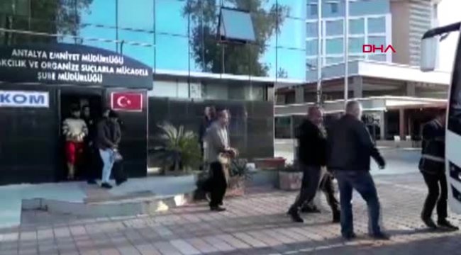 Antalya Göçmen Kaçakçılığında Gözaltına Alınanlar Adliyeye Sevk Edildi++
