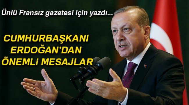 Erdoğan'dan AB üyeliği mesajı