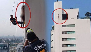 Gökdelenin 31'inci Katından Sarkıttılar