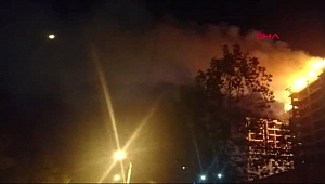 İnşaat Binasında Yangın Çıktı!