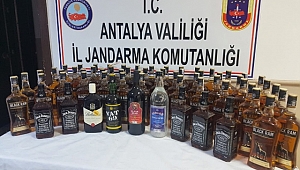 Antalya'da Kaçak İçki Operasyonu