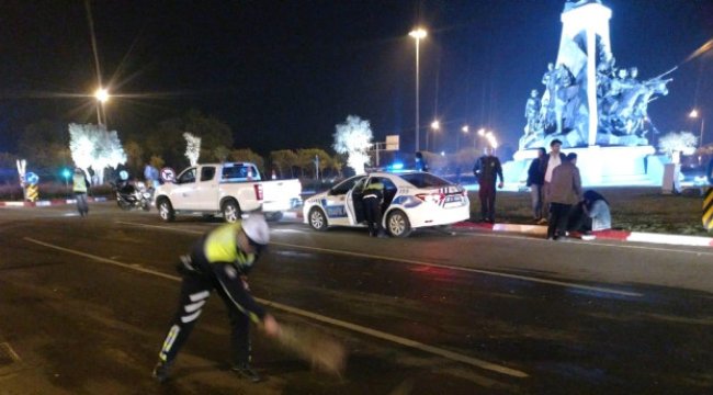 Trafik Polislerinin Cam Kırığı...