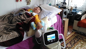 Minik Taha Öksürme Cihazına Kavuştu
