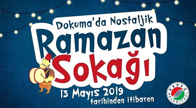 Kepez Belediyesinden Ramazan sokağı Etkinliği