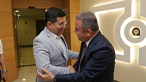 Antalya Büyükşehir Belediyesine Hakan Tütüncü Ziyareti
