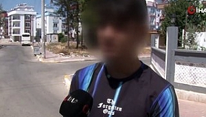 Küçük Çocuğa Sokak Ortasında dayak