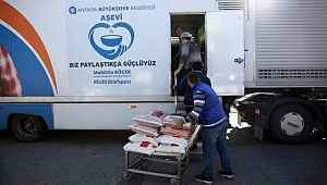 Antalya'dan Elazığ'a gıda ve battaniye desteği