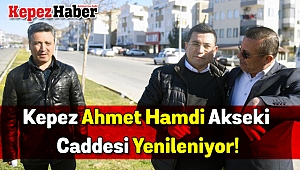 Kepez Ahmet Hamdi Akseki Caddesi Yenileniyor!