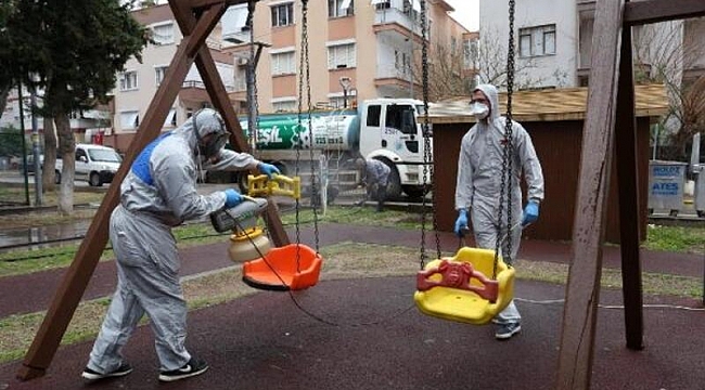 Kepez'de Sokaklarda Virüs Önlemleri Alınıyor!