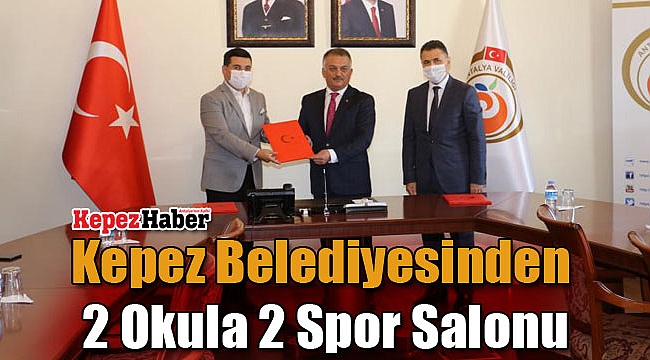 Kepez Belediyesinden 2 Okula 2 Spor Salonu