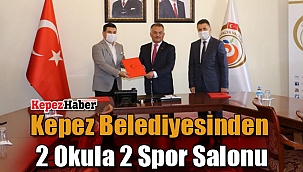 Kepez Belediyesinden 2 Okula 2 Spor Salonu