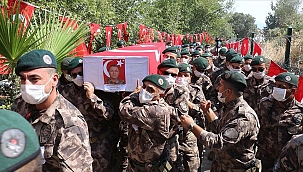 Hakkari'de Şehit Adnan Kısar Antalya'da son yolculuğuna uğurlandı