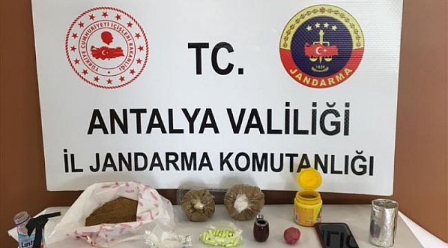 Antalya'da uyuşturucu operasyonunda 1 şüpheli yakalandı