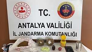 Antalya'da uyuşturucu operasyonunda 1 şüpheli yakalandı