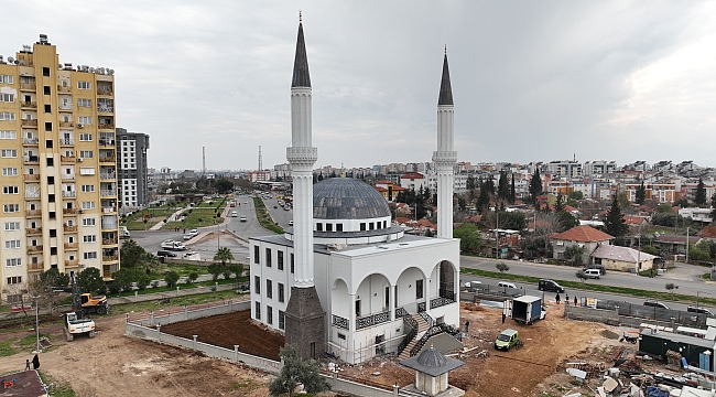 Antalya'da Güneş Mahallesi Cami İnşaatı Yüzde 99 Tamamlandı
