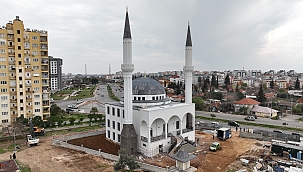 Antalya'da Güneş Mahallesi Cami İnşaatı Yüzde 99 Tamamlandı