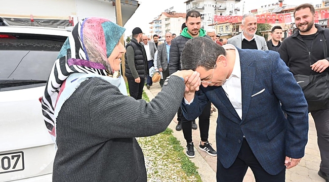 Hakan Tütüncü, Manavgat'ta Seçim Çalışmalarını Sürdürdü