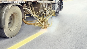 Finike'de Yol Çizgi Çalışmaları Tamamlandı