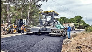 Köseler Caddesi Sıcak Asfaltla Yenilendi
