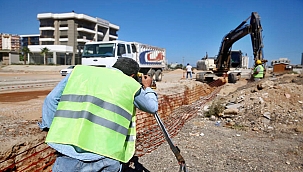 Aksu'da Kanalizasyon Altyapı Çalışmaları