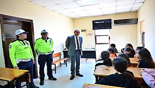 Başkan Kocagöz Trafik Eğitim Parkı'nda Çocuklarla Buluştu