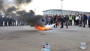 Kepez'de Personeline Yangın Eğitimi