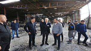 Başkan Kocagöz Hurdacılar Sitesi'nde Esnafla Dayanışma Mesajı Verdi