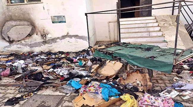 Antalya'da El Arabasında Şüpheli Yangın