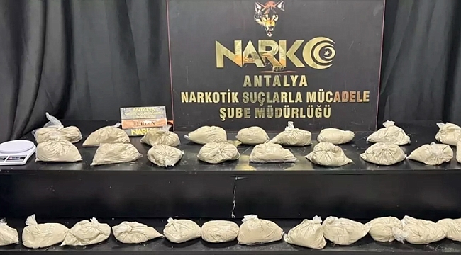 Antalya Kepez'de 15 Kilo Eroin Ele Geçirildi