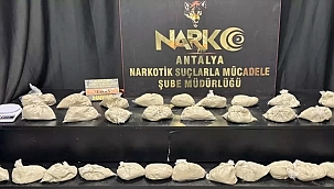 Antalya Kepez'de 15 Kilo Eroin Ele Geçirildi
