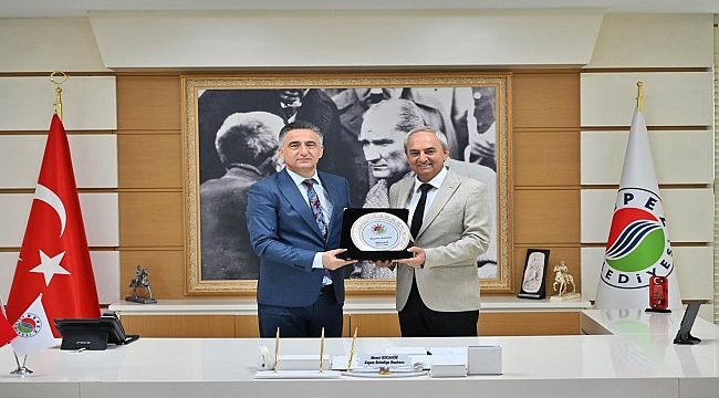 Kaymakam Dervişoğlu'ndan Başkan Kocagöz'e Nezaket Ziyareti