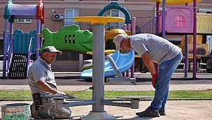 Kepez'de 1935 m²'lik park alanı baştan sona yenilendi