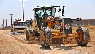 Kepez'de dört mahalleyi bağlayan yol yenileniyor