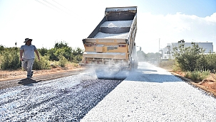Kepez Odabaşı'nda 30 sokakta asfalt hazırlığı