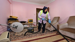 Kepez'in şefkat eli 80 yaşındaki Fatma teyzeye uzandı