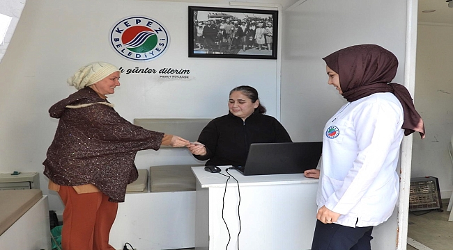 Kepez'de farkındalık ayı: Mobil merkezle ücretsiz kanser taraması