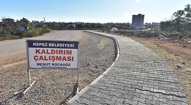 Kepez'den Duraliler'e güvenli ve modern yaya yolu