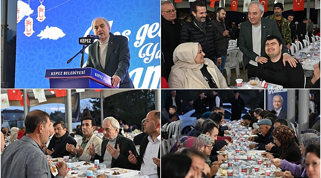 Kepez'de Kirişçiler'de gönüller iftarda birleşti