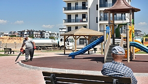Kepez'de Parklarda Hijyen Seferberliği Başladı