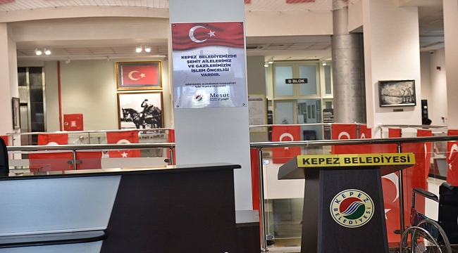 Kepez'de Şehit ve Gazi Yakınlarına İşlem Önceliği