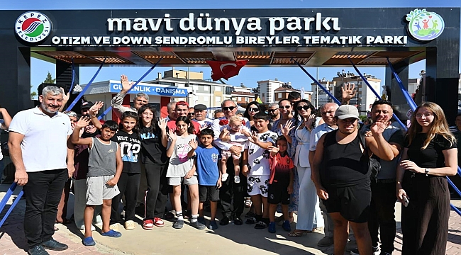 Kepez'de Mavi Dünya Parkı açıldı: "Bu park sizlerin"