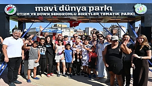 Kepez'de Mavi Dünya Parkı açıldı: "Bu park sizlerin"