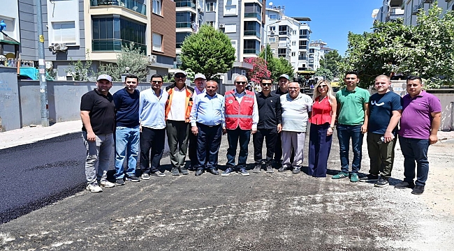 Kepez'de Şafak Mahallesi'ne 20 milyonluk asfalt